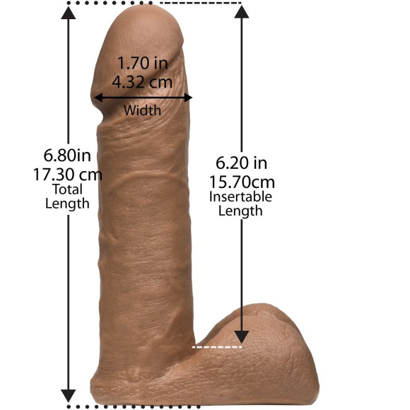 Насадка-мулат для трусиков Vac-U-Lock 6 ULTRASKYN Cock - 17,3 см. Насадка-мулат для трусиков Vac-U-Lock 6 ULTRASKYN Cock - 17,3 см.