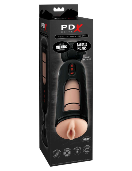 Мастурбатор-вагина с вибрацией Vibrating Mega Milker