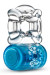 Синее эрекционное виброкольцо One Night Stand Vibrating C-Ring