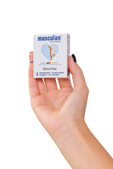 Особо тонкие презервативы Masculan Ultra Fine - 3 шт. Особо тонкие презервативы Masculan Ultra Fine - 3 шт.