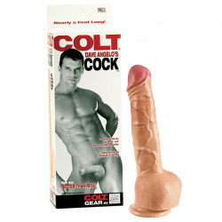 Фаллоимитатор-реалистик Colt Dave Angelo - 25 см.