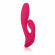 Двойной красный вибратор Silhouette S15 - 20 см.