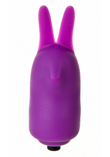 Фиолетовый вибростимулятор на палец Power Rabbit