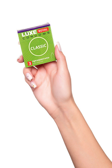 Гладкие презервативы LUXE Royal Classic - 3 шт. Гладкие презервативы LUXE Royal Classic - 3 шт.