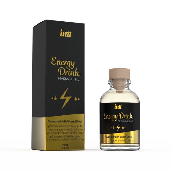 Массажный гель с согревающим эффектом Energy Drink - 30 мл. Массажный гель с согревающим эффектом Energy Drink - 30 мл.