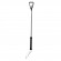 Виниловый черный стек Riding Crop Bare Bondage - 70 см.
