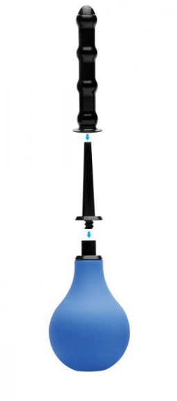 Анальный душ с 3 насадками Premium One-way Valve Anal Douche Set Анальный душ с 3 насадками Premium One-way Valve Anal Douche Set