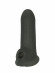 Черный фаллоудлинитель Striker - 13,5 см.