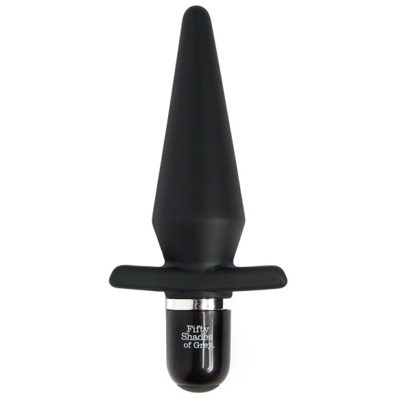 Черная анальная пробка с вибрацией Delicious Fullness Vibrating Butt Plug - 14 см. Черная анальная пробка с вибрацией Delicious Fullness Vibrating Butt Plug - 14 см.