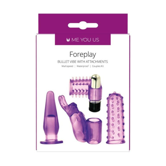 Фиолетовый вибронабор Foreplay Couples Kit Фиолетовый вибронабор Foreplay Couples Kit
