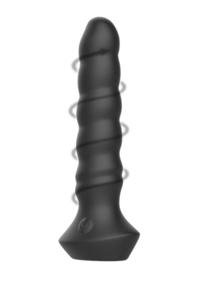 Черный перезаряжаемый мультискоростной вибратор №02 Undulating vibrator - 19 см. Черный перезаряжаемый мультискоростной вибратор №02 Undulating vibrator - 19 см.