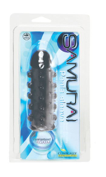 Дымчатая стимулирующая насадка с закрытой головкой SAMURAI PENIS SLEEVE BLACK - 14,5 см. Дымчатая стимулирующая насадка с закрытой головкой SAMURAI PENIS SLEEVE BLACK - 14,5 см.
