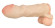 Закрытая удлиняющая насадка на пенис с подхватом мошонки Thicker & Bigger Extension - 17 см.