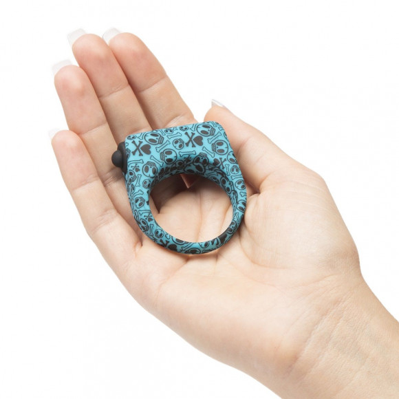 Бирюзовое эрекционное виброкольцо на пенис SILICONE LOVE RING Бирюзовое эрекционное виброкольцо на пенис SILICONE LOVE RING