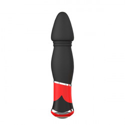 Чёрный анальный стимулятор с вибрацией BOOTYFUL CONED VIBE BLACK