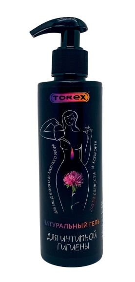 Натуральный гель для интимной гигиены Torex - 200 мл. Натуральный гель для интимной гигиены Torex - 200 мл.