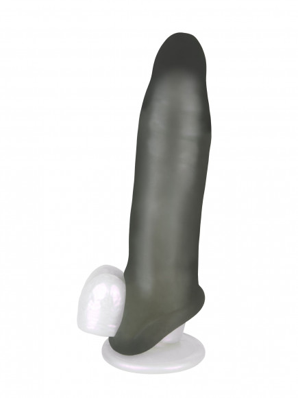 Черный фаллоудлинитель Titan - 16,5 см.