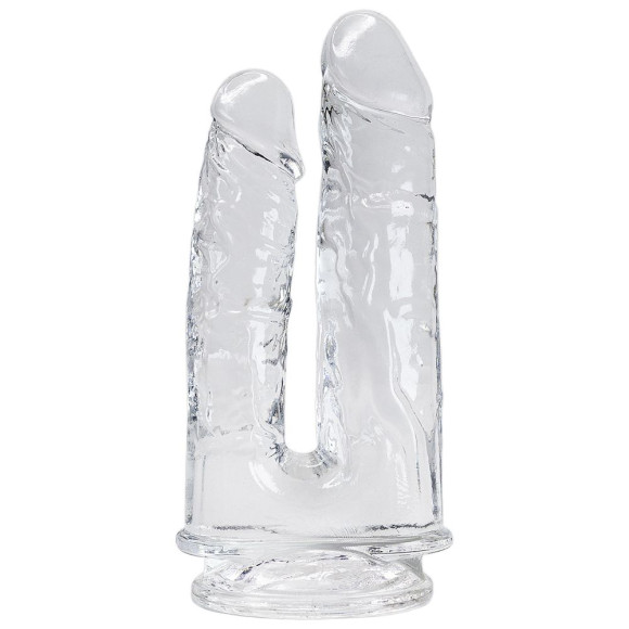 Прозрачный анально-вагинальный фаллоимитатор на присоске Imperium Jelly Dildo - 18 см. Прозрачный анально-вагинальный фаллоимитатор на присоске Imperium Jelly Dildo - 18 см.