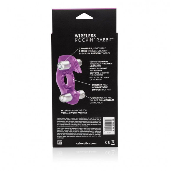 Эрекционное виброкольцо Wireless Rockin Rabbit