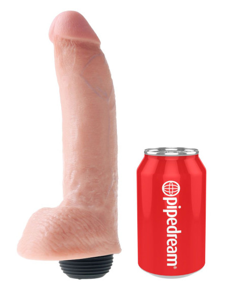Телесный фаллоимитатор с эффектом семяизвержения Squirting Cock with Balls - 22,9 см. Телесный фаллоимитатор с эффектом семяизвержения Squirting Cock with Balls - 22,9 см.
