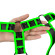 Стильная портупея Body Harness с неоновым эффектом - размер L-XL Стильная портупея Body Harness с неоновым эффектом - размер L-XL