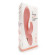 Красный вибратор-кролик 5’’ Silicone Kissing - 20,2 см.
