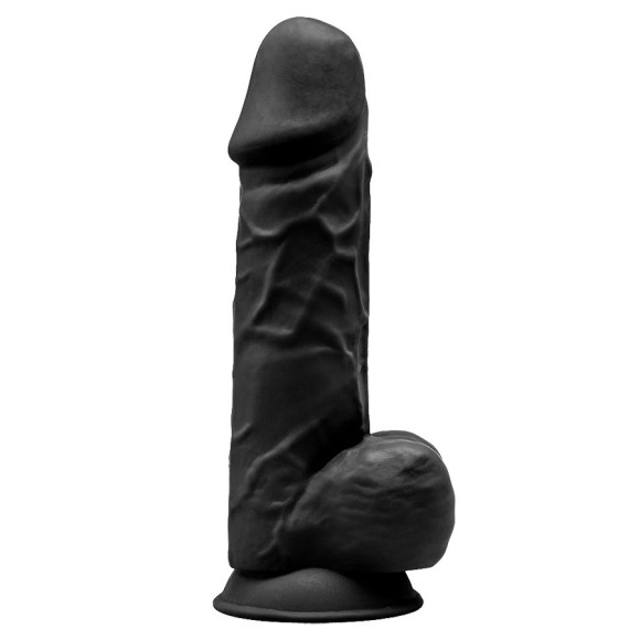 Черный фаллоимитатор Model 2 - 21,7 см.