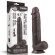 Коричневый фаллоимитатор Sliding-Skin Dong 9.5 - 24 см. Коричневый фаллоимитатор Sliding-Skin Dong 9.5 - 24 см.