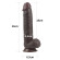Коричневый фаллоимитатор Sliding-Skin Dong 9.5 - 24 см. Коричневый фаллоимитатор Sliding-Skin Dong 9.5 - 24 см.