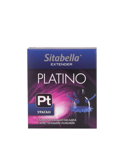 Стимулирующая насадка с усиками и шипиками Platino Ураган Стимулирующая насадка с усиками и шипиками Platino Ураган