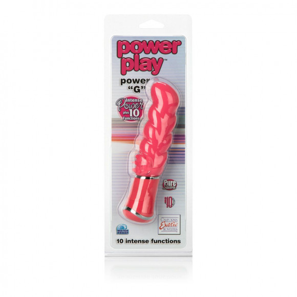 Розовый вибромассажер Power Play Power G - 11,5 см. Розовый вибромассажер Power Play Power G - 11,5 см.