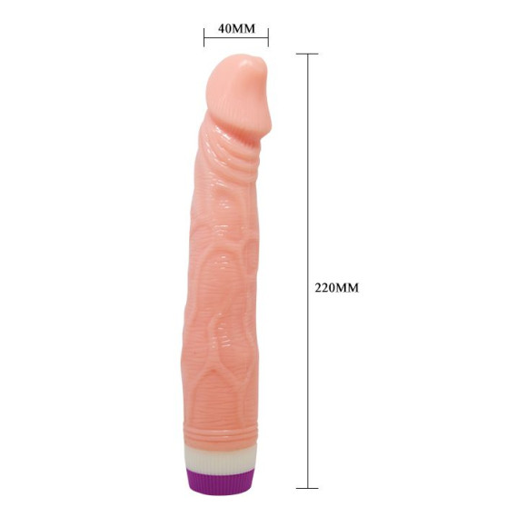 Реалистичный вибратор Pleasure - 22,6 см. Реалистичный вибратор Pleasure - 22,6 см.