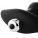 Черная вибропробка для простаты FantASStic Vibrating Prostate Plug - 14,5 см. Черная вибропробка для простаты FantASStic Vibrating Prostate Plug - 14,5 см.