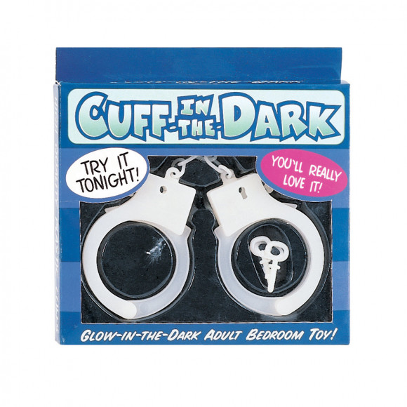 Светящиеся в темноте пластиковые наручники Cuff-In-The-Dark Светящиеся в темноте пластиковые наручники Cuff-In-The-Dark