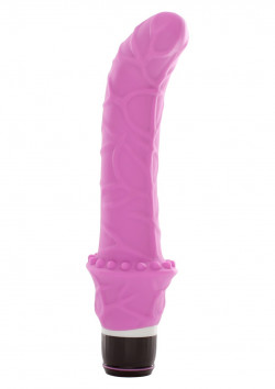 Розовый вибратор CLASSIC G-SPOT - 23 см.