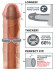 Телесная насадка Mega 2 Extension - 20 см. Телесная насадка Mega 2 Extension - 20 см.