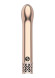 Розовый мини-вибратор G-точки Jewel - 12 см.