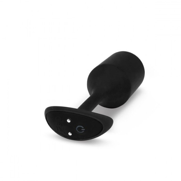 Черная пробка для ношения с вибрацией Snug Plug 4 - 14 см. Черная пробка для ношения с вибрацией Snug Plug 4 - 14 см.