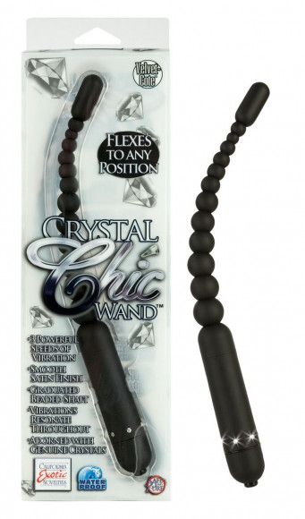 Гибкий вибратор Crystal Chic - 29 см. Гибкий вибратор Crystal Chic - 29 см.