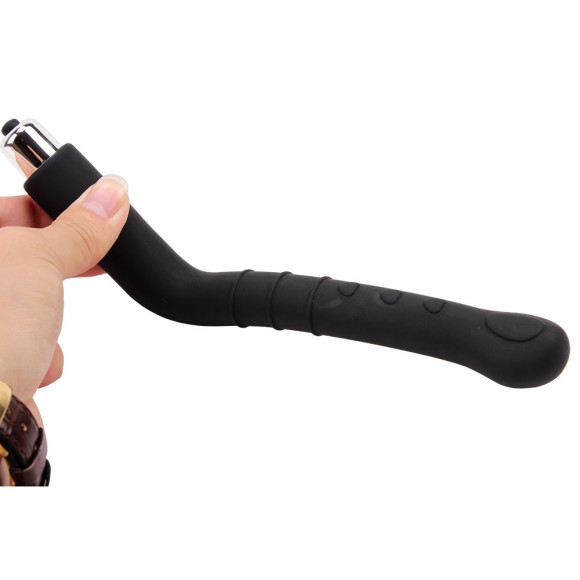 Черный анальный вибратор Rectal Reacher Vibe - 25 см. Черный анальный вибратор Rectal Reacher Vibe - 25 см.