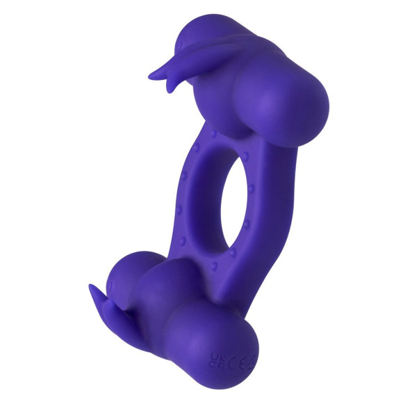 Фиолетовое эрекционное виброкольцо с двумя моторами Silicone Rechargeable Triple Orgasm Enhancer Фиолетовое эрекционное виброкольцо с двумя моторами Silicone Rechargeable Triple Orgasm Enhancer