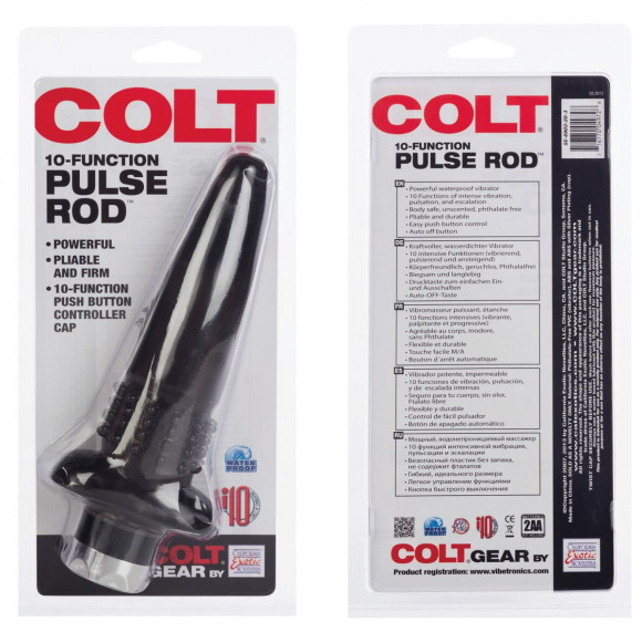 Анальный массажер Colt Pulse Rod- 17 см.