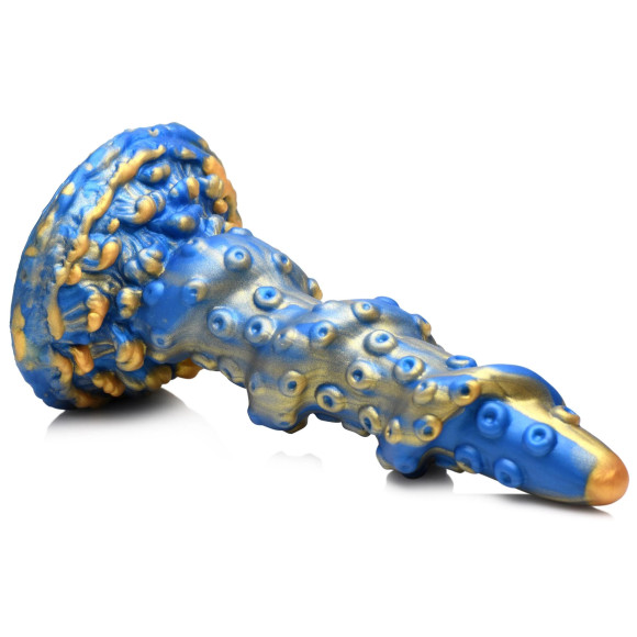 Голубой фантазийный фаллоимитатор Lord Kraken Tentacled Silicone Dildo - 21 см. Голубой фантазийный фаллоимитатор Lord Kraken Tentacled Silicone Dildo - 21 см.