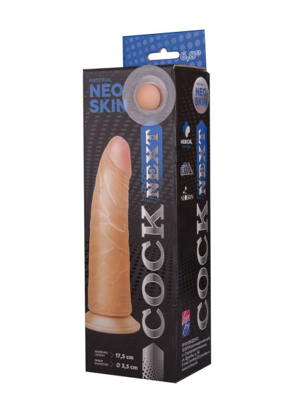 Фаллоимитатор COCK NEXT 6 с присоской - 19 см. Фаллоимитатор COCK NEXT 6 с присоской - 19 см.