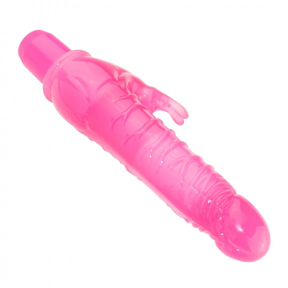 Розовый вибратор-кролик Penetrator Climbing Rabbit 7.5  - 19 см.