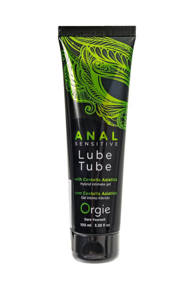 Анальный лубрикант на гибридной основе ORGIE Lube Tube Anal Sensitive с гиауроновой кислотой - 100 мл. Анальный лубрикант на гибридной основе ORGIE Lube Tube Anal Sensitive с гиауроновой кислотой - 100 мл.
