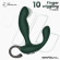 Зеленый вибромассажёр простаты Greeny - 12,8 см.