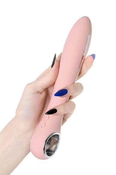 Розовый силиконовый вибратор с электростимуляцией GALVANI VIBE - 21 см. Розовый силиконовый вибратор с электростимуляцией GALVANI VIBE - 21 см.