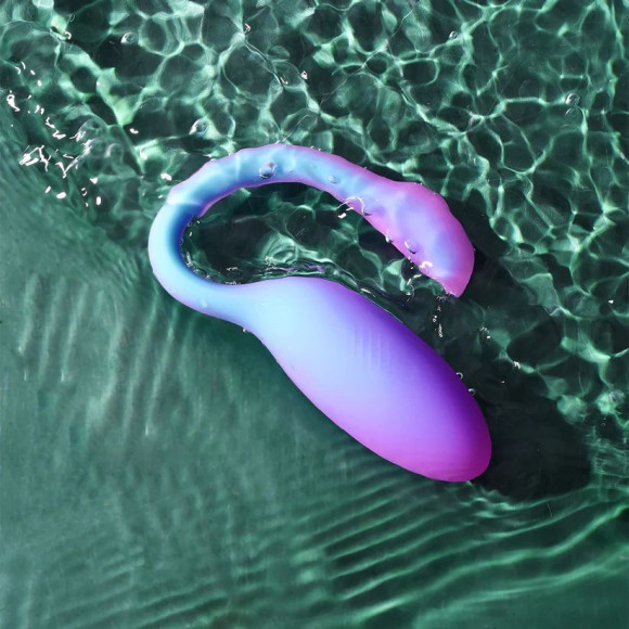 Голубой вибратор Flamingo Max