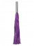 Фиолетовая плётка Leather Whip Metal Long - 49,5 см.